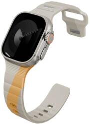 UNIQ Stride De Rubber szíj Apple Watch 44 / 45 / 46 / 49 mm - Bézs