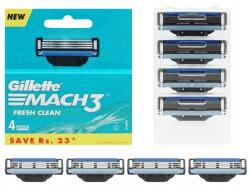 Gillette Utántöltők A Gillette Mach 3 Fresh Borotvagéphez MACH3 x4 Borotvapengék (3014260243531)