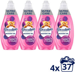 Coccolino Wonder Wash Ultra Care folyékony mosószer 4x1480 ml (148 mosás) + ajándék öblítő
