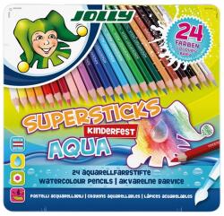 Jolly Superstick Kinderfest Aqua 24 darabos színesceruza készlet 3001-0002 (3001-0002)