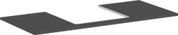 Hansgrohe Xelu Q szekrény feletti pult 118x55 cm szürke 54096910