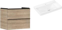 Hansgrohe Készlet szekrény Hansgrohe Xelu Q 54029670, mosdótál Hansgrohe Xelu Q 61024450