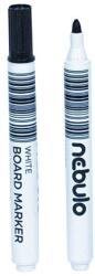Nebulo Táblamarker NEBULO kerek fekete (WBM/TM-WB568-BLACK) - tonerpiac
