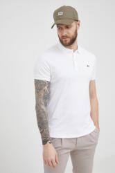 Lacoste pamut póló fehér, sima - fehér XL - answear - 25 990 Ft