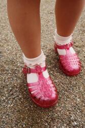 Konges Sløjd gyerek szandál NEA GLITTER SANDAL rózsaszín, KS103080 - rózsaszín 30