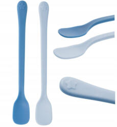  Akuku hosszúnyelű kanál 2 db - kék