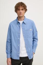 Calvin Klein pamut ing férfi, galléros, regular, J30J326676 - kék XL