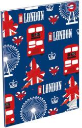 T-Creativ szótár füzet - A4 - London nevezetességei (TC25-A16011082-944370-2PIROS-IKONOK)