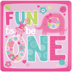 Amscan Parti tányérok - Fun to be one