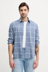 Giorgio Armani pamut ing férfi, galléros, regular, 6DZCL5 ZN5FZ - kék XL