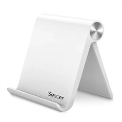 Spacer SUPORT telefon SPACER, pliabil, fixare pe birou, universal cu unghi ajustabil, dimensiuni 90 x 70 x 12mm, Alb, SPDH-FLIP-01-WH (SPDH-FLIP-01-WH)