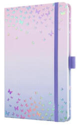 Sigel Naptár, A5, heti, 2026, kemény borító, SIGEL "Jolie", Butterfly Confetti Candy (SIJ6347) - onlinepapirbolt