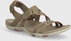 Merrell bőr szandál SANDSPUR ROSE CONVERT bézs, női, J003424 - bézs Női 38