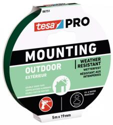 tesa ЛЕНТА Tesa PRO МОНТАЖНА ДВУСТРАННА ЗА ВЪН. УПОТРЕБА 19ммx5м (66751-00005-00)