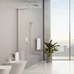 Omnires Paravan de dus tip Walk-in Omnires Marina transparent 90 cm (DNR90XCRTR) - sanoterm