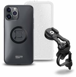 SP CONNECT SP-CONNECT Kerékpár Csomag II rögzítve a kormányra vagy a kormányszárra iPhone 11 Pro számára SP CONNECT Bicikli Kerékpározási technológia Okostelefonos kerékpár rögzítő készletek