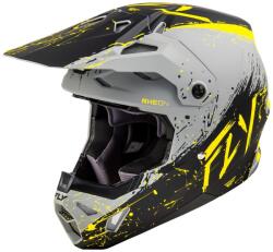 FLY Racing Formula CP Manic bukósisak - Matt szürke/fekete/sárga FLY RACING Sisakok és ruházat Offroad sisak