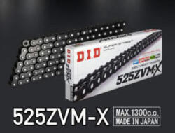 D. I. D 525ZVM-X X-Ring hajtólánc 525 D. I. D Erőátviteli alkatrész Lánc, lánckerék, láncszett Lánc - motomotors - 90 811 Ft