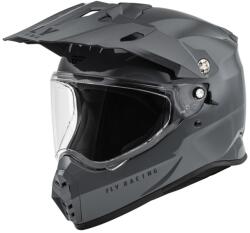 FLY Racing Trekker Solid Bukósisak - Szürke FLY RACING Sisakok és ruházat Zárt sisak