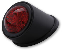 HIGHSIDER smart LED hátsó lámpa OLD SCHOOL TYP1, fekete, piros üveg, E-jóváhagyott HIGHSIDER Elektronika Lámpa, fényszóró, index Hátsó lámpa (tuning)
