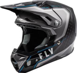 FLY Racing Formula Carbon Axon Bukósisak Fekete/Szürke/Kék XL FLY RACING Sisakok és ruházat Offroad sisak