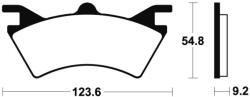 TECNIUM Racing MX/ATV szinterezett fém fékbetétek - MOR257 TECNIUM Futómű és fék alkatrész Fékbetét (tárcsafék)