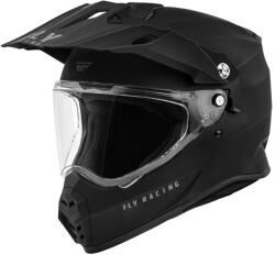 FLY Racing Trekker Solid Bukósisak - Matt Fekete FLY RACING Sisakok és ruházat Zárt sisak