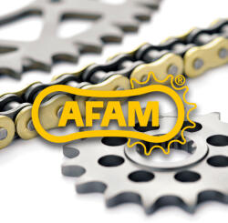 AFAM lánckészlet A428M 12/60 - Standard hátsó lánckerék 59104 típus AFAM Erőátviteli alkatrész Lánc, lánckerék, láncszett Láncszett - motomotors - 41 436 Ft