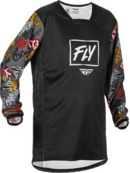 FLY RACING Ifjúsági Kinetic Rebel Mez Fekete/Szürke YM FLY RACING Sisakok és ruházat Póló, pulóver
