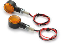 DAYTONA LED irányjelző D-Light SOL, fekete, sárga üveg DAYTONA Elektronika Lámpa, fényszóró, index Index (tuning)