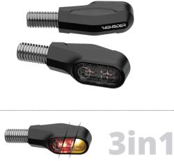 HIGHSIDER Ventura-X LED hátsó lámpa/irányjelző, fekete, füstszínű HIGHSIDER Elektronika Lámpa, fényszóró, index Index (tuning)