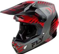 FLY Racing Formula CP Slice Sisak - Szürke/Piros/Fekete FLY RACING Sisakok és ruházat Offroad sisak