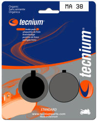 TECNIUM Street organikus fékbetétek - MA38 TECNIUM Futómű és fék alkatrész Fékbetét (tárcsafék)