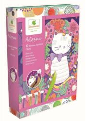 Flair Artissimo: Set de realizare a imaginilor cu glitter - Pisici (CREA037)