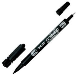 Pilot Kétoldalas marker PILOT Twin Marker BeGreen 0, 5 + 0, 3 mm fekete