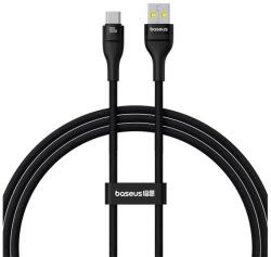 Baseus FLASH 2 adatkábel (USB - Type-C, 100W, PD gyorstöltő, 100cm, törésgátló, cipőfűző) FEKETE P10311804111-00 (P10311804111-00)