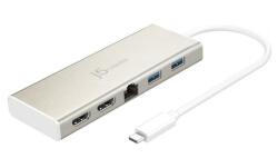 j5create Portreplikátor JCD381 USB Type-C Dual HDMI Mini Dock (VA13633BG-HU-001V)