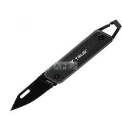 True Utility Modern Keychain Knife, TU7060N, 4 cm rozsdamentes acél penge, multifunkcionális, eloxált alumínium markolat - webmuszaki