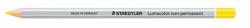 STAEDTLER Jelölőceruza, hatszögletű, mindenre író, lemosható (omnichrom), STAEDTLER "Lumocolor 108", sárga (TS1081U) - fiorex