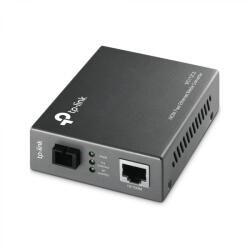 TP-Link MEDIA CONVERTOR TP-LINK RJ45 10/100M la fibra SC single-mode 100M, Full-duplex, Tx: 1310nm, Rx: 1550nm, pana la 20Km, montabil in sasiu MC112CS (MC112CS) - pc-ieftin