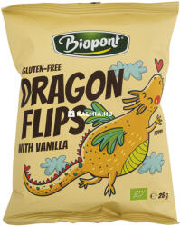 Biopont Dragon flips Bio Kukorica snack vaníliás ízesítésű 25 g