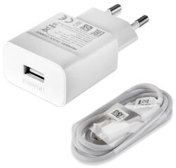 Huawei HW-059200EHQ hálozati töltő USB + Type-C kábel, 9V/2A, ECO csomagolásban, 5W, fehér