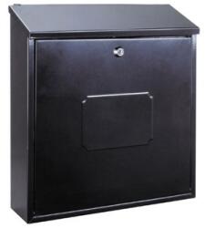 Rottner Rottner caorle - Пощенска метална кутия. С размери: 395х365х115(ВхШхД). Цвят: черен (caorle)