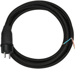 brennenstuhl 2 pólusú csatlakozókábel, kültéri használatra, fekete, 3m, IP44 (1160758) - hardtools