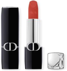 Dior Rouge Dior ruj cu persistenta indelungata reincarcabil culoare 228 Mythique Velvet 3.5 g