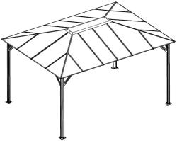 LANIT PLAST tartalék üvegezés pavilonhoz LANITPLAST 43 bronz PC 6 mm LG3115 (LG3115) - kertihobbi