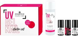 essence studio nails UV GEL NAIL körömlakk szett UV-/LED-lámpa használatával 4 db
