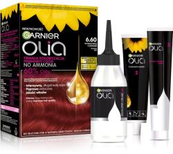 Garnier Olia Big Kit tartós hajfesték árnyalat 6.6 Intensywna Czerwień