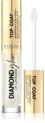 Eveline Cosmetics Diamond Glow Luciu de Buze sclipitor cu acid hialuronic culoare 12 Top Coat 4.5 ml