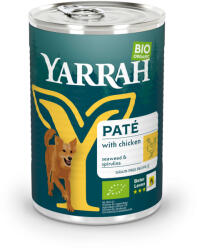 Yarrah 400g Yarrah Paté bio csirke, bio tengeri alga nedves kutyatáp akciósan